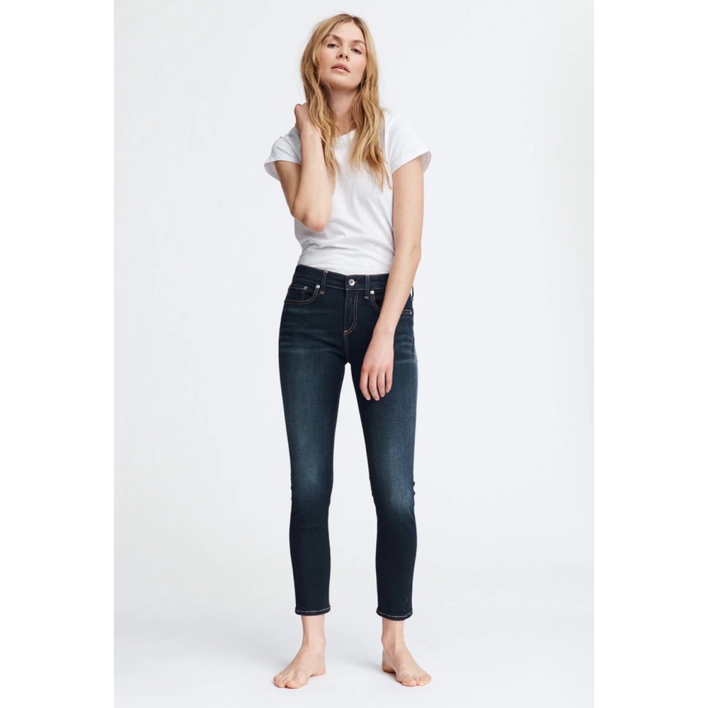 RAG & BONE Cate Mid Rise Ankle Skinny Jeans
